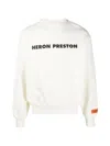 Heron Preston Logo Print Cotton Crewneck Sweatshirt