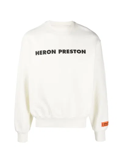 Heron Preston This Is Not Logo Sweatshirt In White