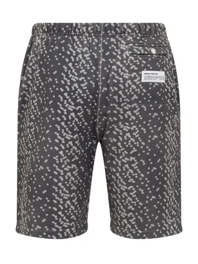 Heron Preston Trendy Polka Dot Cotton Shorts In Nero