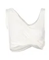 Heron Preston Twisted Pleated Vest In White