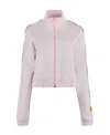Heron Preston Two-tone Zipped Sweatshirt In White