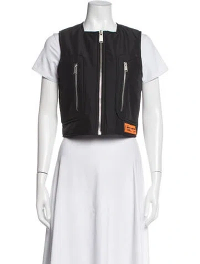 Pre-owned Heron Preston Vest In Black