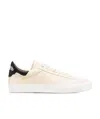 Heron Preston Embroidered Leather-trimmed Canvas Sneakers In White