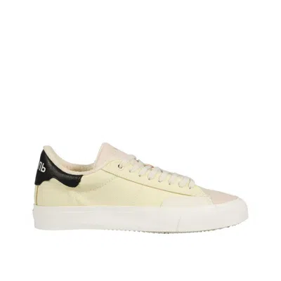 Heron Preston White Canvas Low Top Men's Sneakers
