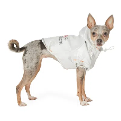 Heron Preston White Vip Edition Logo Windbreaker Jacket