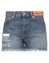 Heron Preston Denim Shorts In Blue