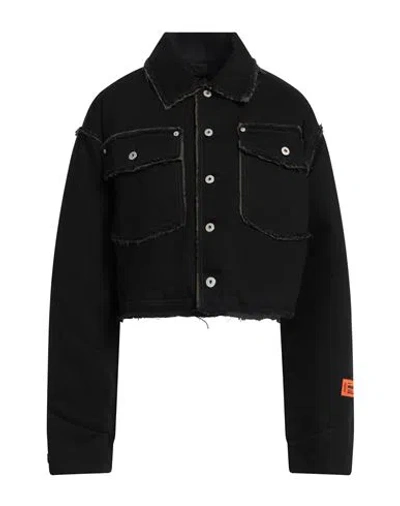 Heron Preston Woman Jacket Black Size S Cotton