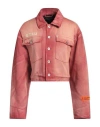 Shop Heron Preston Woman Jacket Red Size L Cotton