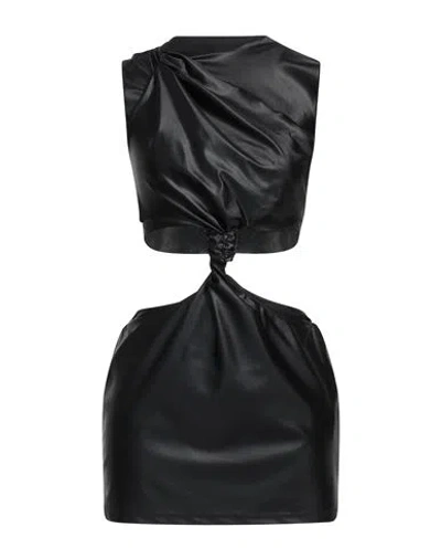 Heron Preston Woman Mini Dress Black Size L Polyamide, Elastane