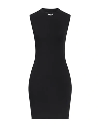 Heron Preston Woman Mini Dress Black Size M Viscose, Polyester