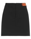 Heron Preston Woman Mini Skirt Black Size 4 Polyester, Viscose, Elastane In Black