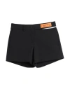 Heron Preston Woman Shorts & Bermuda Shorts Black Size 4 Polyester, Viscose, Elastane In Black