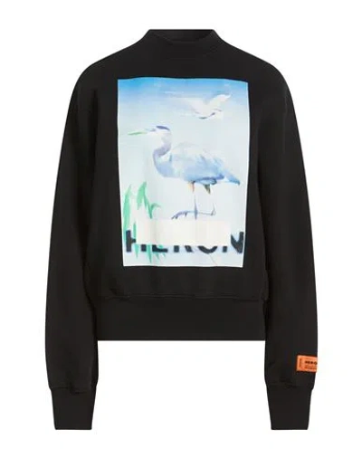 Heron Preston Woman Sweatshirt Black Size S Cotton