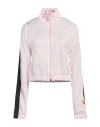 Heron Preston Two-tone Zipped Sweatshirt In Pink