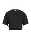 Heron Preston Logo-embroidered Collar T-shirt In Black