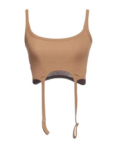 Heron Preston Hooks Tank Top In Brown