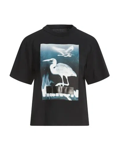Heron Preston Woman T-shirt Black Size M Cotton