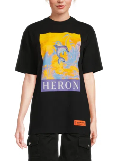 Heron Preston Women's Logo Graphic T-shirt In Black