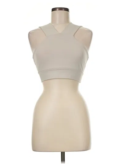 Pre-owned Héros Halter Top Tan Halter Neckline Tops