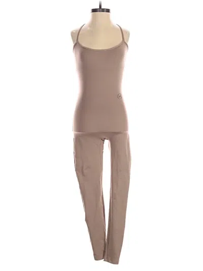 Pre-owned Héros Jumpsuit In Brown