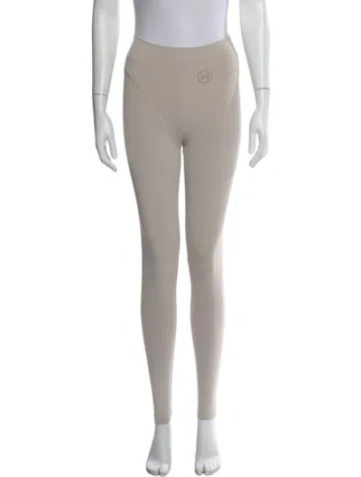 Pre-owned Héros Skinny Leg Pants In Neutral