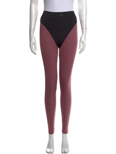 Pre-owned Héros Skinny Leg Pants In Pink
