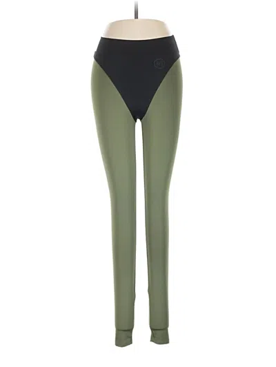 Pre-owned Héros Yoga Pants In Green