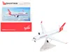 Herpa Airbus A220-300 Commercial Aircraft "qantaslink" (vh-x4b) White With Red Tail 1/200 Diecast Model By