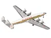 Herpa Lockheed L-1649a Starliner Commercial Aircraft "alaska Airlines - Golden Nugget Service" (n7316c) Wh