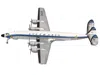 Herpa Lockheed L-1649a Super Star Commercial Aircraft "lufthansa" (d-alub) White With Blue Stripes 1/200 D