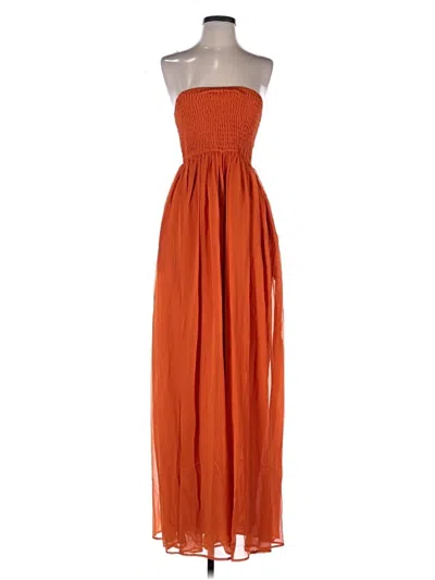 Pre-owned Hers & Mine Jumpsuit In Orange