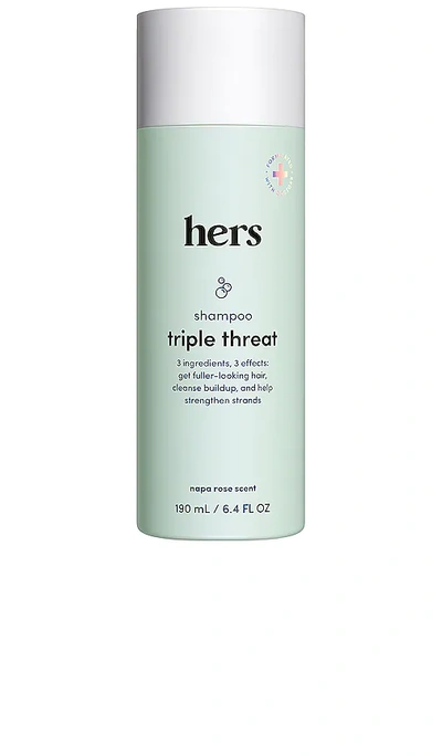 Hers Triple Threat Shampoo. In N,a
