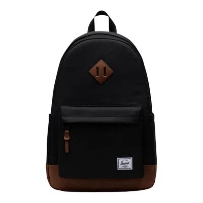 Pre-owned Herschel 24l Heritage Backpack 'black/tan' | Men's Size Onesize