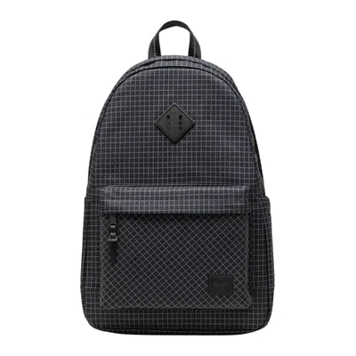 Pre-owned Herschel 24l Heritage Backpack 'grid Black' | Men's Size Onesize