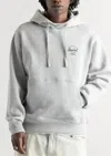 Herschel Basic Hoodie In Heather Light Grey/black In Gray