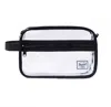 Herschel Clear Chapter Bag In Black/clear In White