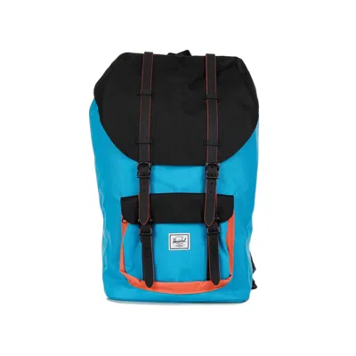 Herschel Little America Men's Backpack Blue Bird/black/ember Glow