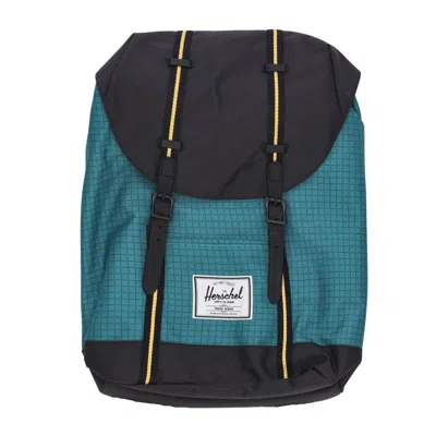 Herschel Retreat Men's Backpack In Harbour Blue Grid/black
