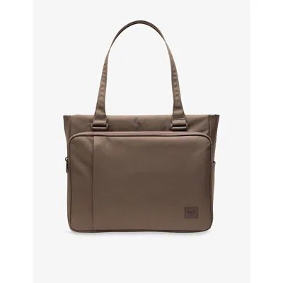 Herschel Supply Co Womens Kaslo Tech Woven Tote Bag 23l Light Brown