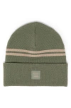 Herschel Supply Co . Abbott Stripe Beanie In Green