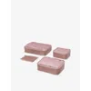Herschel Supply Co Ash Rose Tonal Kyoto Packing Cubes Set Of Four