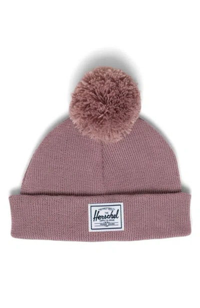 Herschel Supply Co Kids' . Baby Pom Beanie In Ash Rose