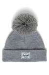 Herschel Supply Co Kids' . Baby Pom Beanie In Heather Light Grey