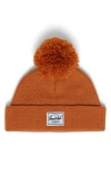 Herschel Supply Co . Baby Pom Beanie In Sudan Brown
