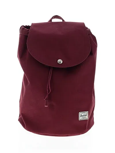 Pre-owned Herschel Supply Co Backpack In Burgundy