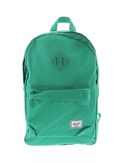 Pre-owned Herschel Supply Co Backpack In Green