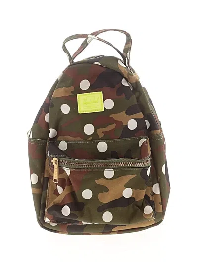 Pre-owned Herschel Supply Co Backpack In Green