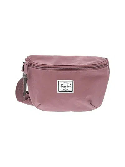 Pre-owned Herschel Supply Co Belt Bag In Burgundy