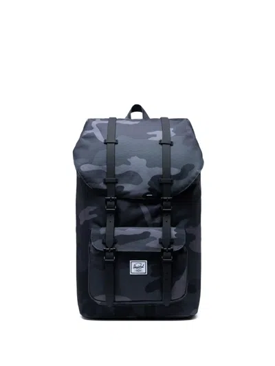 Herschel Supply Co Camouflage Buckle Backpack In Blue