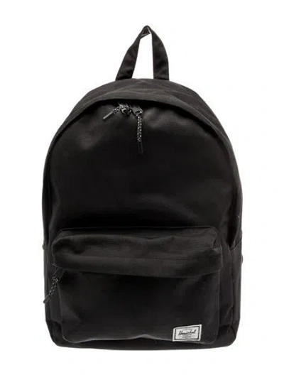 Pre-owned Herschel Supply Co Canvas Backpack In Black